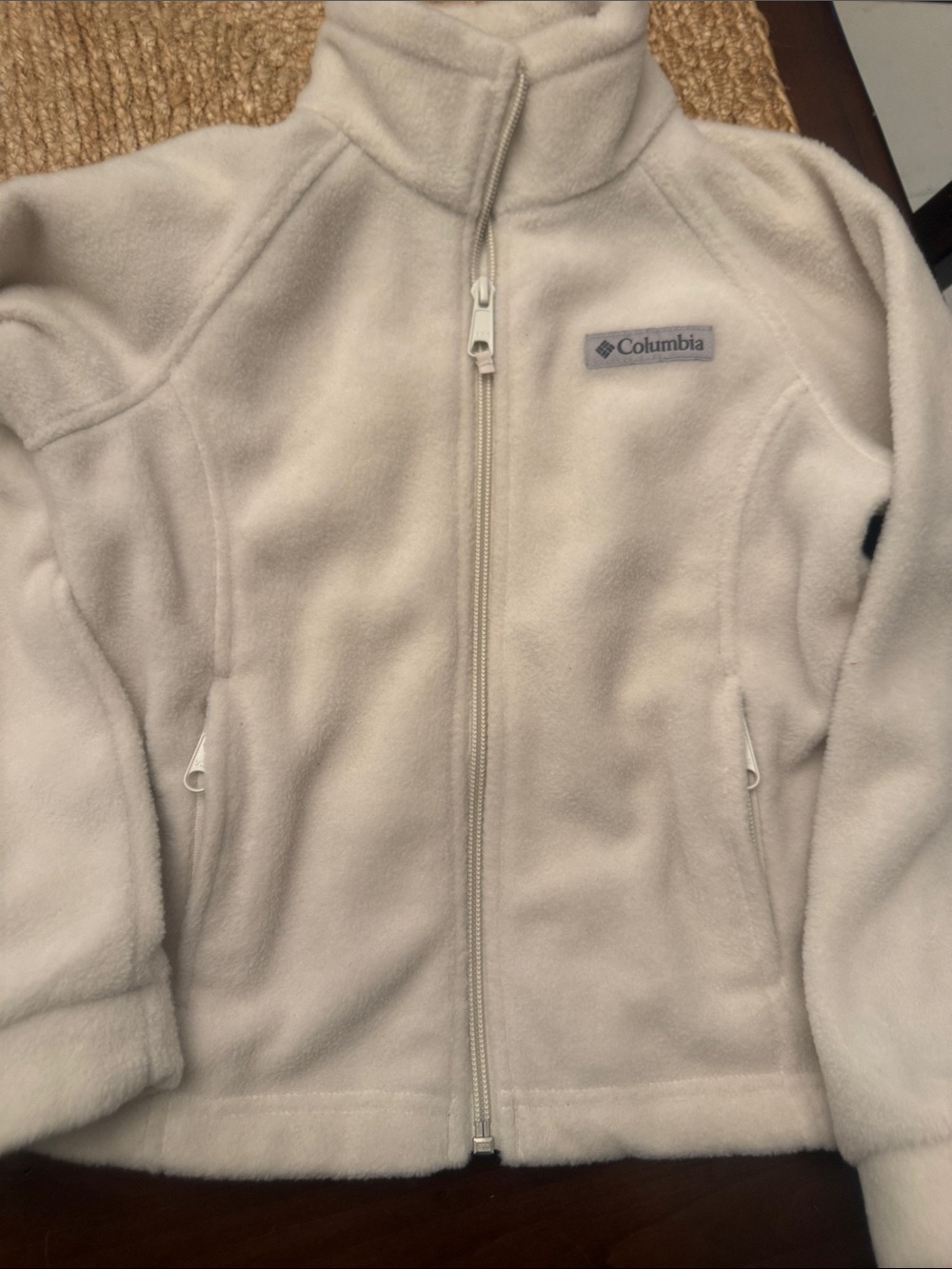Columbia Cream Full-Zip Kids Fleece Jacket